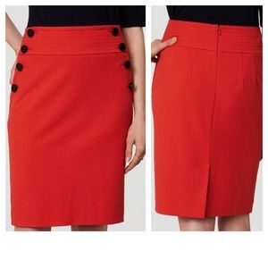 LOFT Sailor Pencil Skirt Sz 10